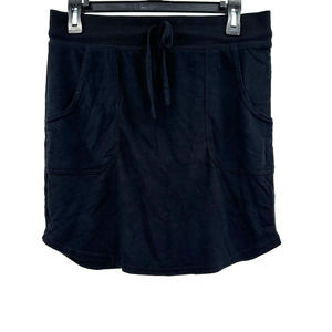 Balance Collection size medium black elastic‎ waistband drawstring skirt